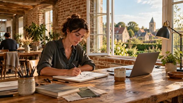 Espaces de travail modernes à Franvillers : idées créatives